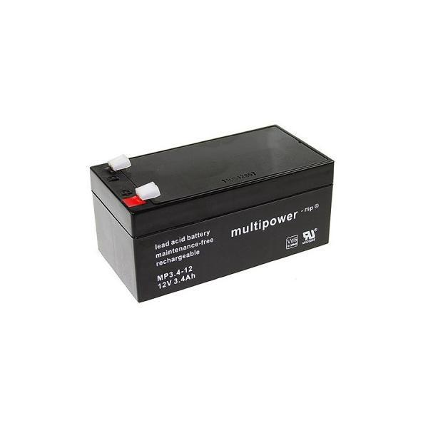 Blei-Vlies-Akku (AGM), 12V/3,4Ah